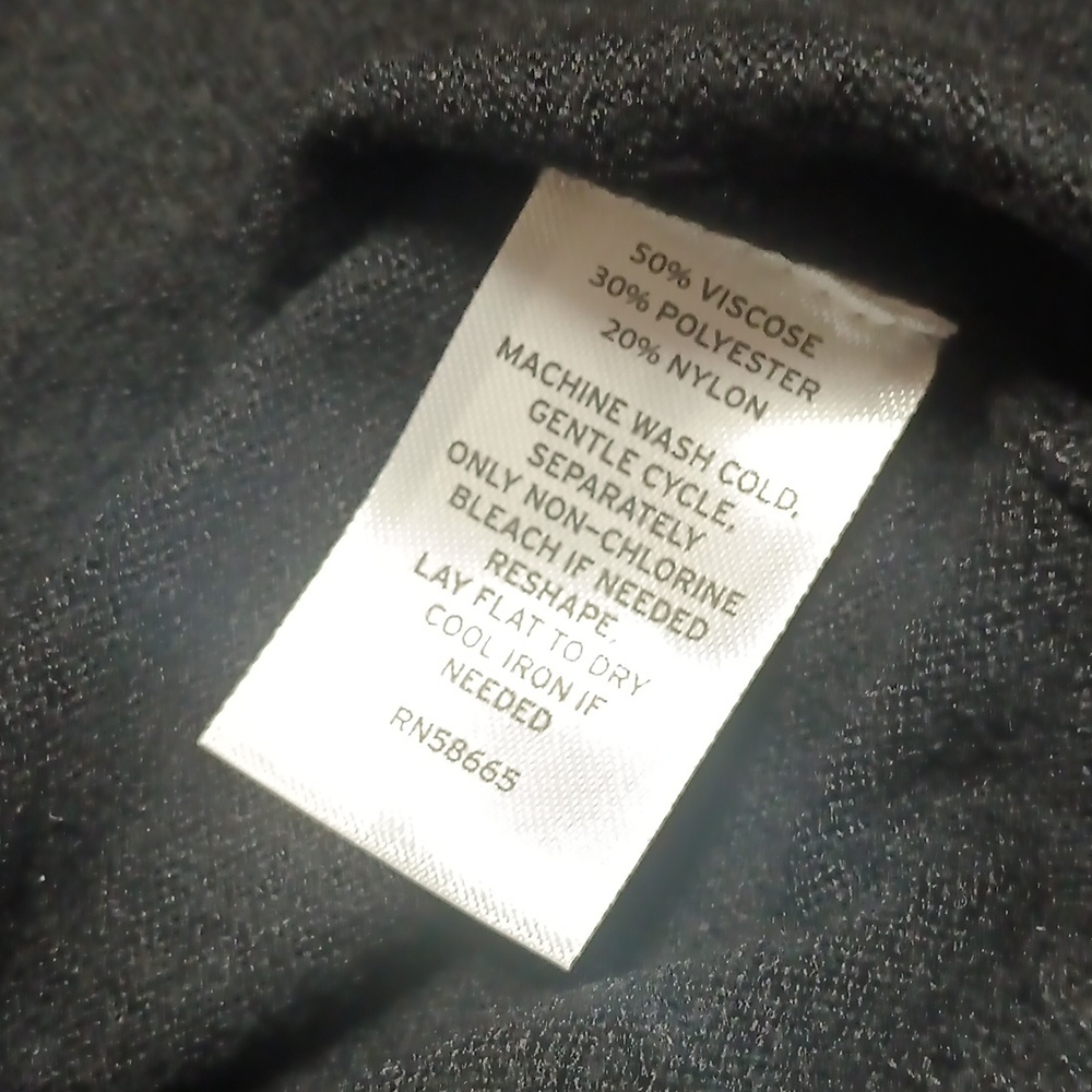 Nordstrom Black Slim Fit Short Sleeve Sweater - Picture 2 of 8
